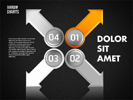 Opciones y direcciones, Diapositiva 12, 01663, Diagramas de la etapa — PoweredTemplate.com