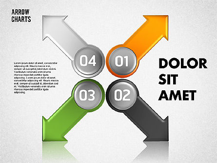 Options et indications, Diapositive 4, 01663, Schémas d'étapes — PoweredTemplate.com