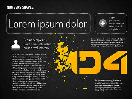 Número de formas, Diapositiva 12, 01665, Formas — PoweredTemplate.com