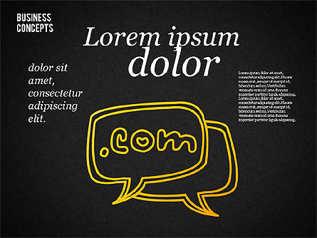 Formes et caractères de style croquis, Diapositive 12, 01666, Formes — PoweredTemplate.com