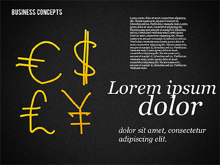 Formas y caracteres del estilo del bosquejo, Diapositiva 13, 01666, Formas — PoweredTemplate.com