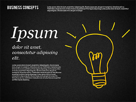 Formas y caracteres del estilo del bosquejo, Diapositiva 16, 01666, Formas — PoweredTemplate.com