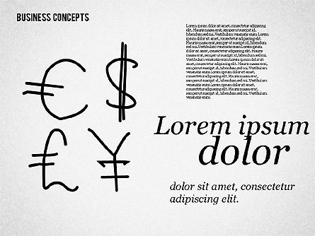 Formes et caractères de style croquis, Diapositive 5, 01666, Formes — PoweredTemplate.com