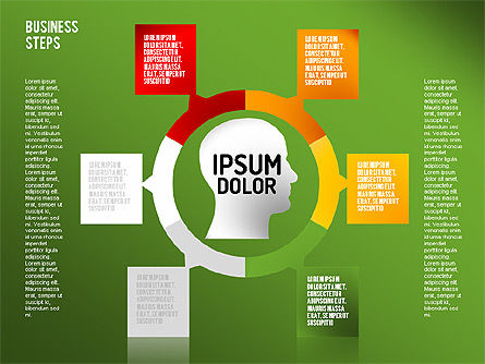 Passi il processo decisionale, Slide 14, 01667, Diagrammi Palco — PoweredTemplate.com