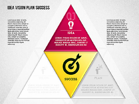 Success Planning Diagram, Slide 2, 01671, Stage Diagrams — PoweredTemplate.com