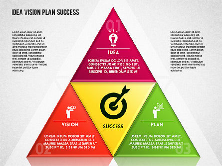 Success Planning Diagram, Slide 4, 01671, Stage Diagrams — PoweredTemplate.com