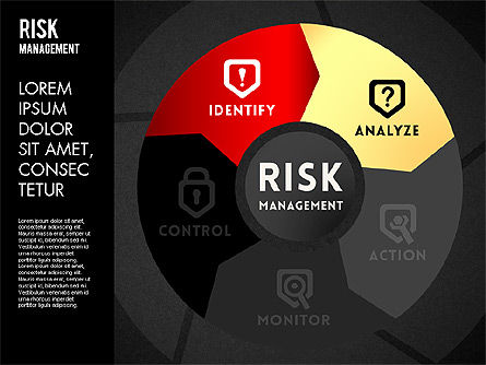 Diagram Roda Manajemen Risiko, Slide 10, 01672, Diagram Puzzle — PoweredTemplate.com