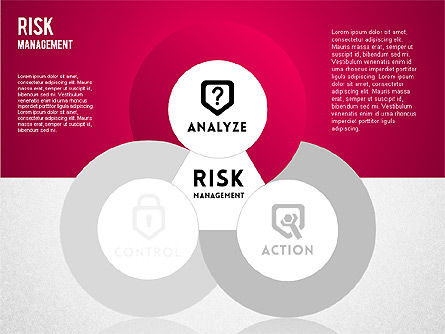 Risk Management Wheel Diagram, Slide 6, 01672, Puzzle Diagrams — PoweredTemplate.com