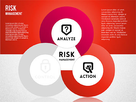 Risk Management Wheel Diagram, Slide 7, 01672, Puzzle Diagrams — PoweredTemplate.com