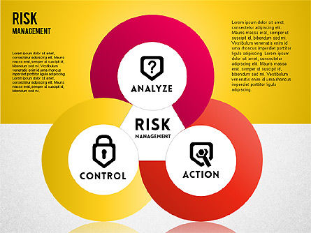 Diagram Roda Manajemen Risiko, Slide 8, 01672, Diagram Puzzle — PoweredTemplate.com