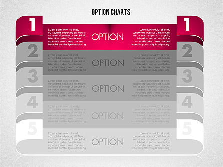 Stripe Options Diagram, PowerPoint Template, 01674, Stage Diagrams — PoweredTemplate.com
