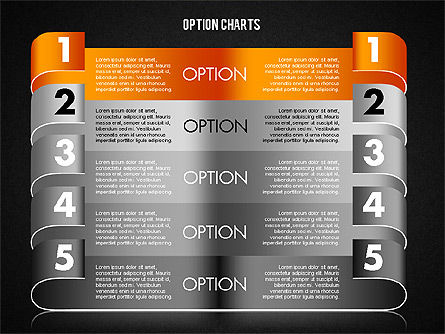 Diagrama de opciones de rayas, Diapositiva 20, 01674, Diagramas de la etapa — PoweredTemplate.com
