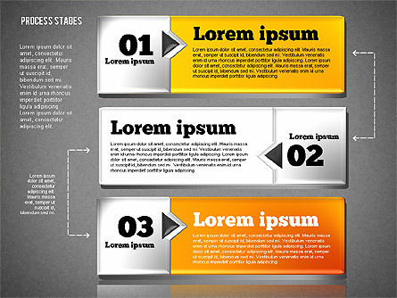 Boîte à outils des étapes de processus, Diapositive 14, 01681, Schémas de procédés — PoweredTemplate.com
