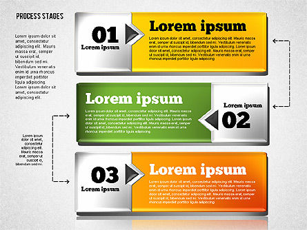 Cuadro de herramientas de etapas del proceso, Diapositiva 6, 01681, Diagramas de proceso — PoweredTemplate.com
