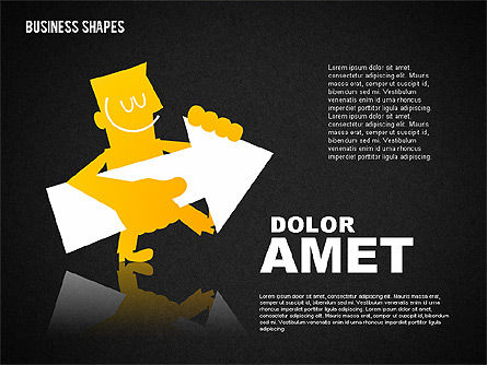 Caractère coloré, Diapositive 13, 01685, Formes — PoweredTemplate.com