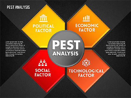 PEST Analysis with Icons, Slide 12, 01687, Business Models — PoweredTemplate.com