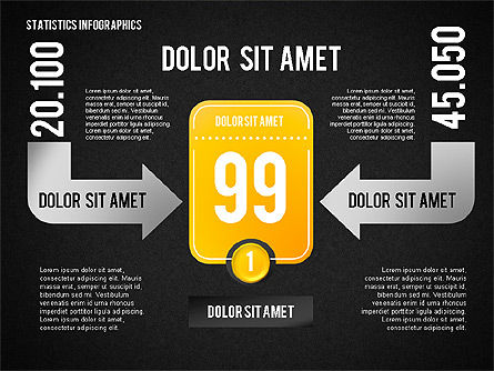 Infografis Statistik Jalan, Slide 14, 01689, Model Bisnis — PoweredTemplate.com