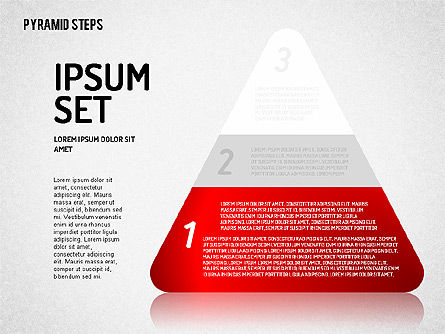 Colorful 2D Pyramid, Slide 6, 01692, Stage Diagrams — PoweredTemplate.com