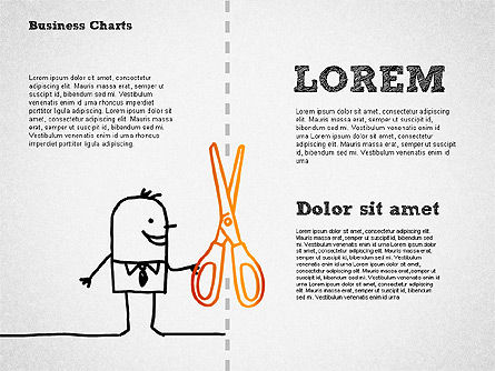 Funny Character in Various Situations, Slide 7, 01693, Shapes — PoweredTemplate.com