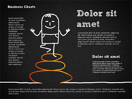 Carácter divertido en varias situaciones, Diapositiva 9, 01693, Formas — PoweredTemplate.com