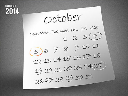 2014 kalender, Dia 11, 01695, Timelines & Calendars — PoweredTemplate.com