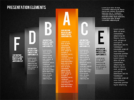 Colorful Columns, Slide 14, 01698, Business Models — PoweredTemplate.com