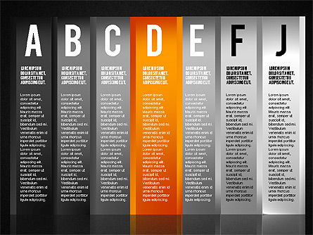 Colorful Columns, Slide 16, 01698, Business Models — PoweredTemplate.com