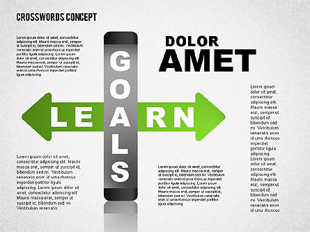 Concepto de crucigrama, Diapositiva 3, 01701, Modelos de negocios — PoweredTemplate.com