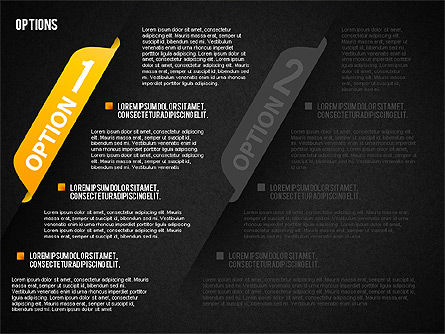 Bannière Options, Diapositive 17, 01706, Formes — PoweredTemplate.com
