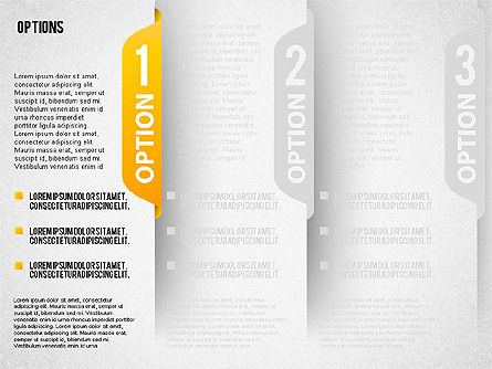 Bannière Options, Diapositive 5, 01706, Formes — PoweredTemplate.com