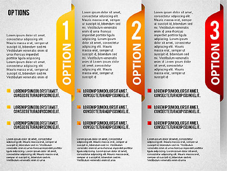 Bannière Options, Diapositive 7, 01706, Formes — PoweredTemplate.com