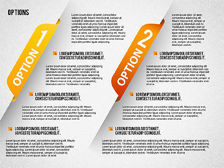 Bannière Options, Diapositive 9, 01706, Formes — PoweredTemplate.com