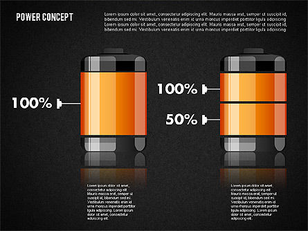 Concepto de carga de la batería, Diapositiva 15, 01708, Diagramas de la etapa — PoweredTemplate.com