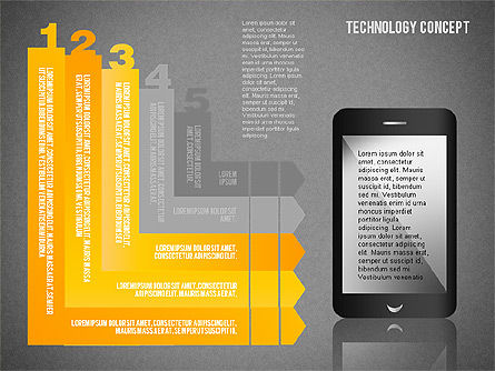 Diagrama del Touchpad, Diapositiva 13, 01710, Diagramas de la etapa — PoweredTemplate.com
