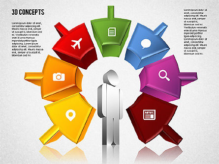 Diagrama de Motivación Humana, Diapositiva 8, 01715, Modelos de negocios — PoweredTemplate.com