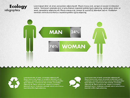 Ecology Infographics, Slide 5, 01716, Shapes — PoweredTemplate.com