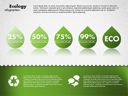Ecology Infographics, Slide 7, 01716, Shapes — PoweredTemplate.com