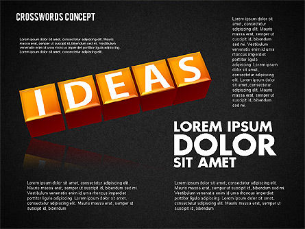 Cruciverba, Slide 9, 01718, Modelli di lavoro — PoweredTemplate.com