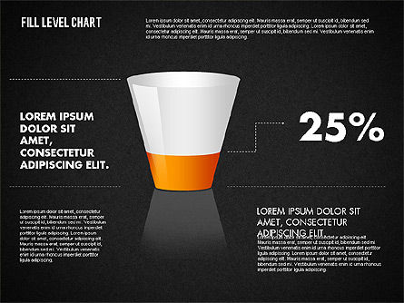 Gráfico de llenado de nivel, Diapositiva 14, 01726, Modelos de negocios — PoweredTemplate.com
