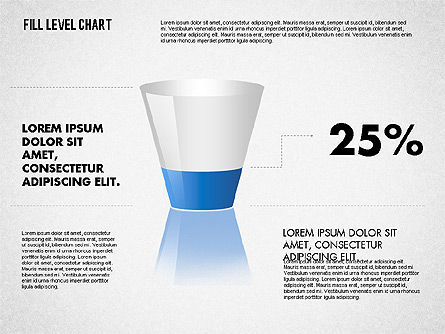 Gráfico de llenado de nivel, Diapositiva 6, 01726, Modelos de negocios — PoweredTemplate.com
