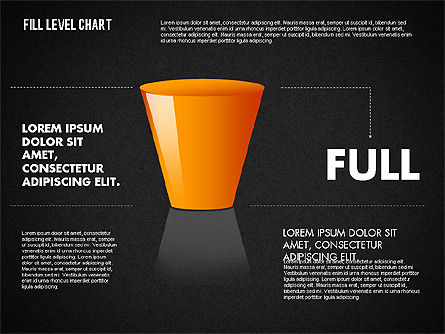 Level-Füll-Diagramm, Folie 9, 01726, Business Modelle — PoweredTemplate.com
