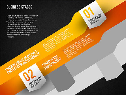 ビジネスオプションの段階, スライド 10, 01727, ビジネスモデル — PoweredTemplate.com