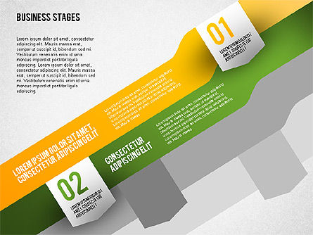 Opzioni di business stadi, Slide 2, 01727, Modelli di lavoro — PoweredTemplate.com