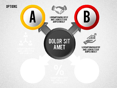 Etapas y opciones, Diapositiva 6, 01729, Diagramas de la etapa — PoweredTemplate.com