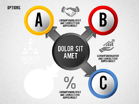 Fasi e opzioni, Slide 7, 01729, Diagrammi Palco — PoweredTemplate.com