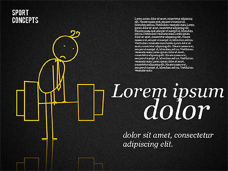 Personajes de negocios de los deportes, Diapositiva 11, 01730, Formas — PoweredTemplate.com