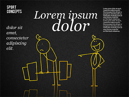 Personajes de negocios de los deportes, Diapositiva 13, 01730, Formas — PoweredTemplate.com