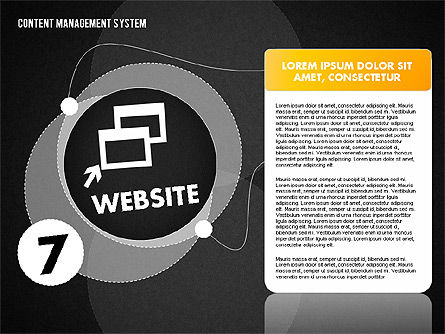Plantilla de presentación de CMS, Diapositiva 16, 01732, Modelos de negocios — PoweredTemplate.com