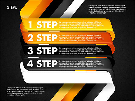 Five passo opções, Deslizar 14, 01734, Modelos de Negócio — PoweredTemplate.com