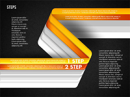 Opciones de cinco pasos, Diapositiva 17, 01734, Modelos de negocios — PoweredTemplate.com